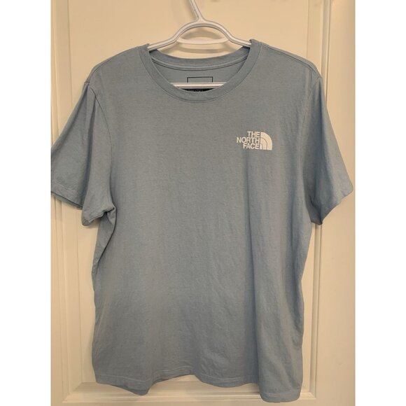 The North Face Tops - North Face Light Blue Graphic T-shirt Women’s Large